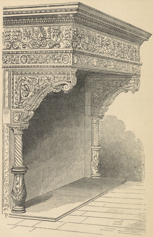 Fig. 305. Kominek marmurowy. Wenecya. Pałac dożów.