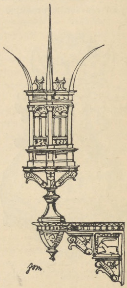 Fig. 311. Latarnia z pał. Strozzi we Florencyi.