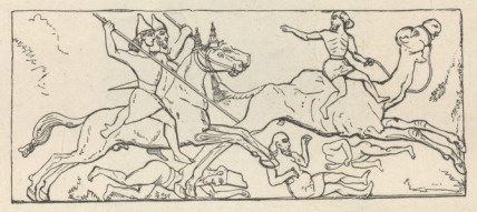 Fig.59. Walka konnych. Z Nimrudu