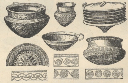 Fig.7. Północne kociołki i urny z blachy brązowej