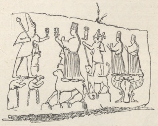 Fig.83. Płaskorzeźba na skale w Boghaz-Koi
