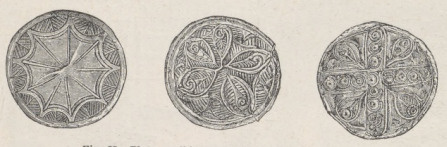 Fig.88. Złote guziki miceńskie. Wielkość naturalna