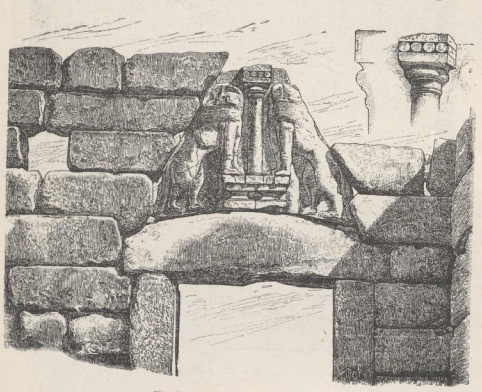 Fig.91. Brama lwów Micenach