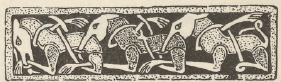Ryc. 8. Winjeta rękopisu irlandzkiego Book of Durrow.
