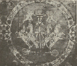 Ryc. 18. Fragment tkaniny byzantyjskiej.