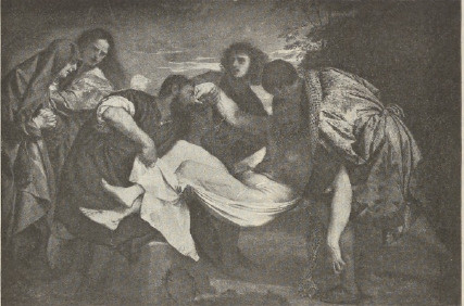 Ryc. 33. Tycjan, Złożenie do grobu. Muz. Luwru.