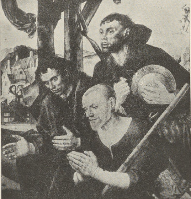 Ryc. 68. Hugo Van der Goes. Fragment z „Pokłonu pastuszków
