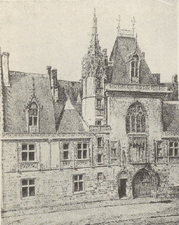 Ryc. 129. Czoło pałacu Jakóba Coeur w Bourges we Francji.