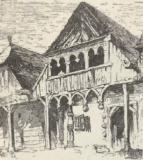 Ryc. 156. Domy w Wiśniczu.