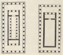 Ryc. 166. Plany świątyń greckich.