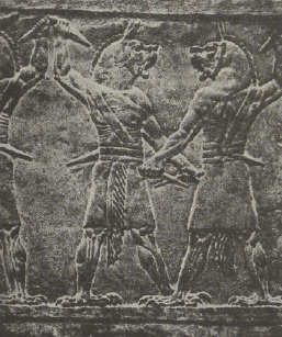 Ryc. 221. Demony assyryjskie.