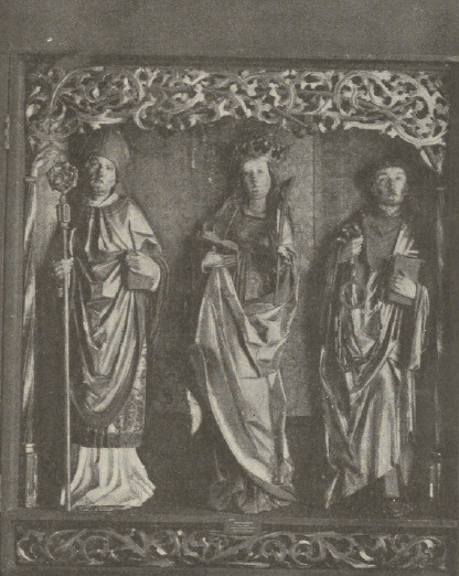 Ryc. 232. Szafka ołtarzowa XV w.