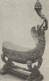Ryc. 242. Kołyska drewn. ks. Bordeaux.