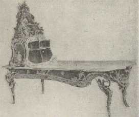 Ryc. 246. Biurko Ludwika XV.