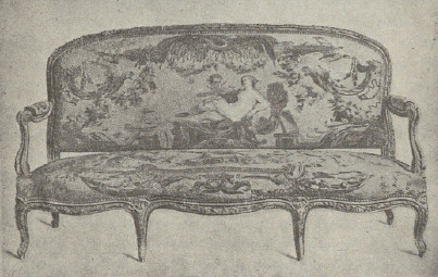Ryc. 254. Kanapa. Louis XV.