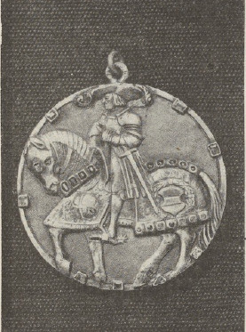 Ryc. 275 Medaljon mosiężny wybijany. Lwów. Muz. im. Sobieskiego.