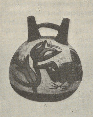 Ryc. 296. Naczynie staroperuwjańskie malowane.