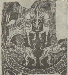 Ryc. 310. Tkanina Sassanidów.