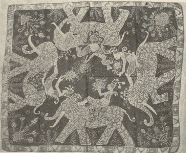 Ryc. 317. Pisanka na jedwabiu (batik).