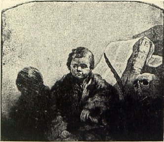 Chłopiec filozof. (Akwaforta, stan III.).
