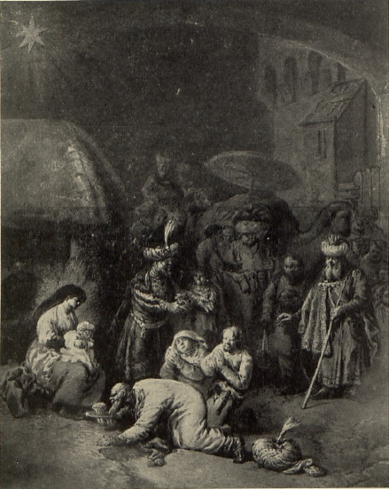 Pokłon Trzech Króli (Wedle Rembrandta.)