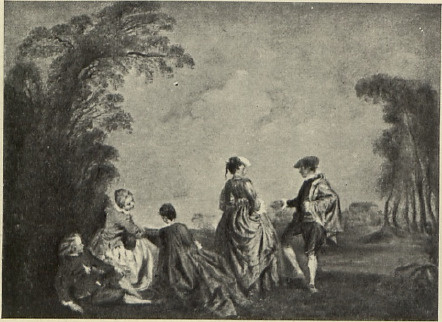 A. Watteau: Menuet.