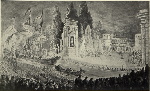 Przedstawienie teatralne w Łazienkach. IV.