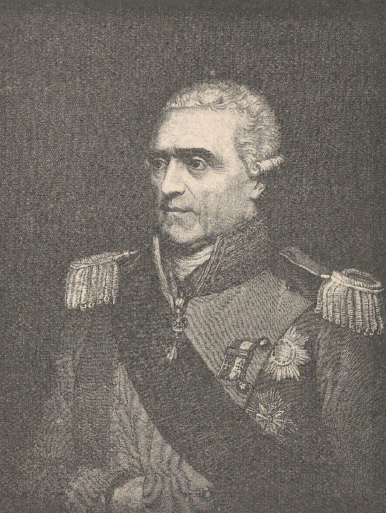 Fryderyk August, król saski, książę warszawski. Według sztychu M. Steinla — ze zbiorów L. Meyeta.