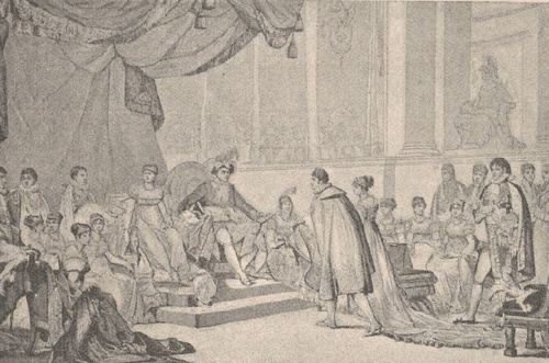 Grody weselne ks. Jerome, d. 12 sierpnia 1807 r. Według obrazu Regnaulta w galeryi wersalskiej.