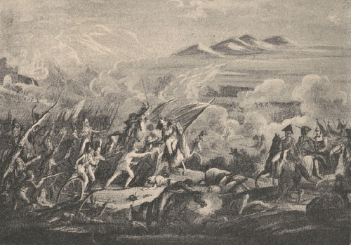 Bitwa pod Tudelą 23 listopada 1808 r. Z obrazu Rugendas’a.