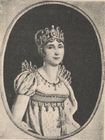 Cesarzowa Józefina (1763†1814). z obrazu J. Gerarda w muzeum wersalskim.