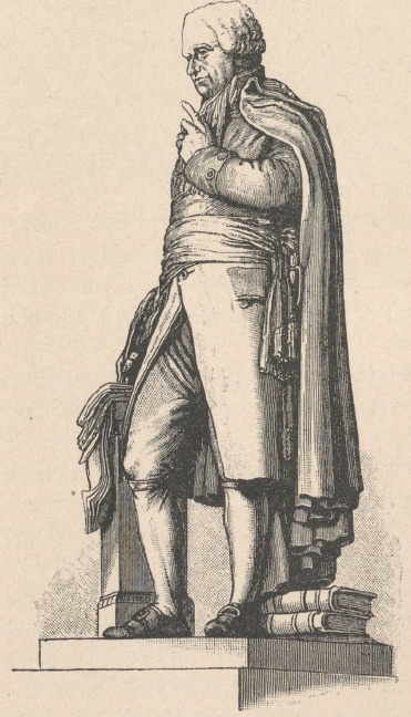 Franciszek Tronchet (1726†1806). Z rzeźby Rolanda znajdującej się w Wersalu.