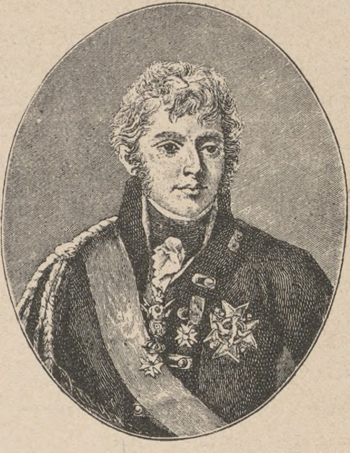 Książę Karol Ferdynand Berry (1778 † 1820).