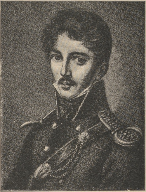 Teodor Kórner (1791 ✝ 1813). Z kredowego rysunku w Muzeum Körnera w Dreźnie.