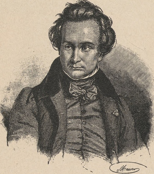 Wiktor Hugo w r. 1830 (1802 ✝ 1885). Według rysunku Maurice’s.