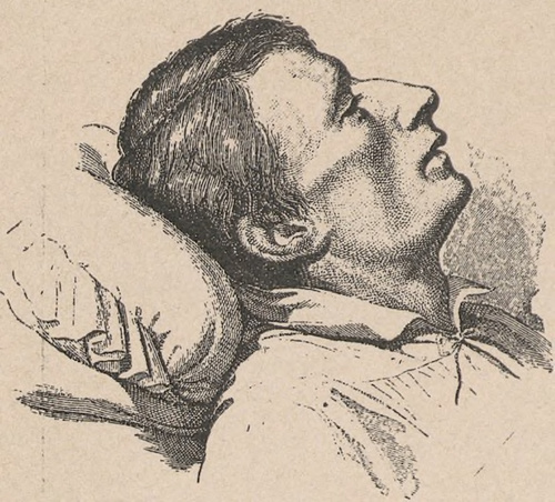 Giacomo Leopardi (1798 † 1837). Z rysunku G. Turchi’ego, miedzioryt E. Erani’ego.
