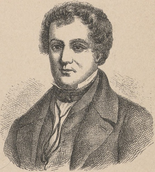 Karol Washington Irving (1783 † 1859). Ze starego sztychu.