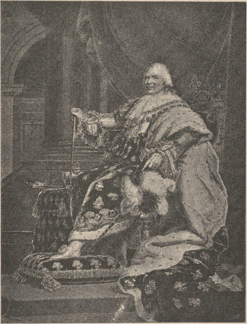Ludwik XVIII, król francuski (1814—1824).