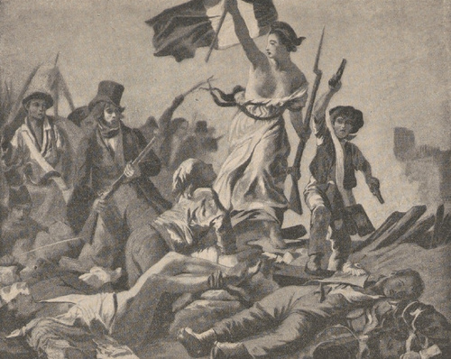 Obraz Delacroix’a w Muzeum Luwru.