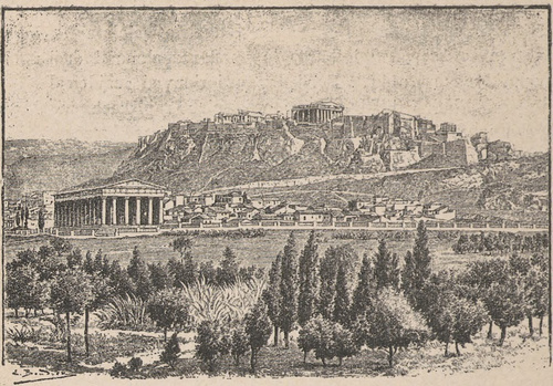 Akropolis w Atenach.