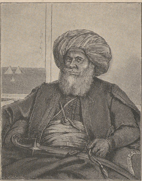 Meliemed Ali, wicekról Egiptu (1769 ✝ 1848). Według obrazu Caudera w Galeryi Wersalskiej.