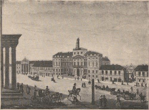 Dawny Ratusz w Warszawie.
