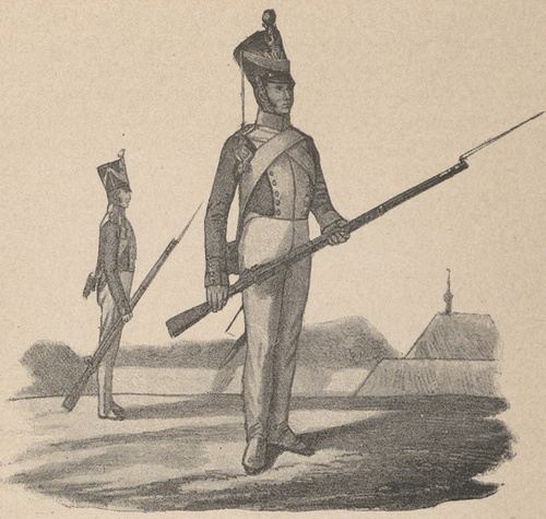 Wojsko Królestwa Polskiego. Pułk 4 piechoty liniowej.