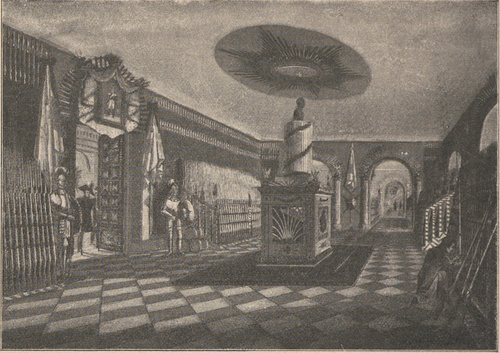 Dawny arsenał w Warszawie. Sala środkowa.