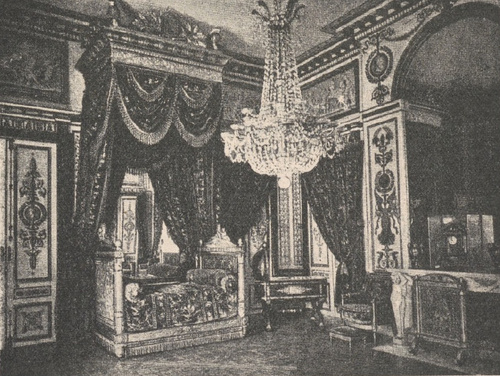 Sypialnia Napoleona w Fontainebleau.