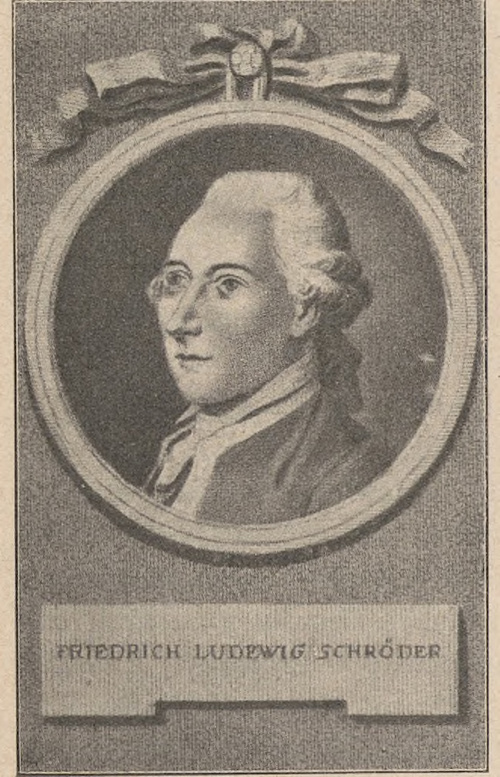 Fryderyk Ludwik Schroder (1744 † 1816). Według miedziorytu Bolta.