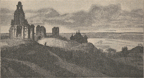 Nowogródek. Góra zamkowa i baszty.