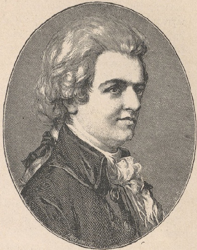 Wolfgang Amadeusz Mozart (1756†1791).