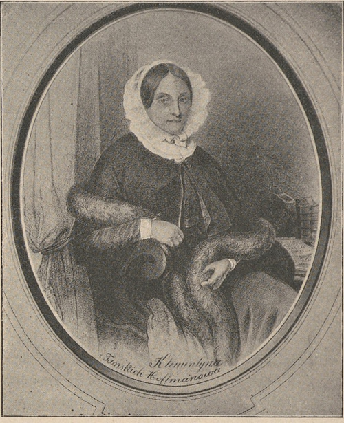Klementyna z Tańskich Hoffmanowa (1798 † 1845).