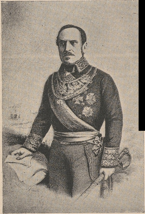 Książę Baldomero Espartero (1792 † 1879). Według obrazu Galofre’a.
